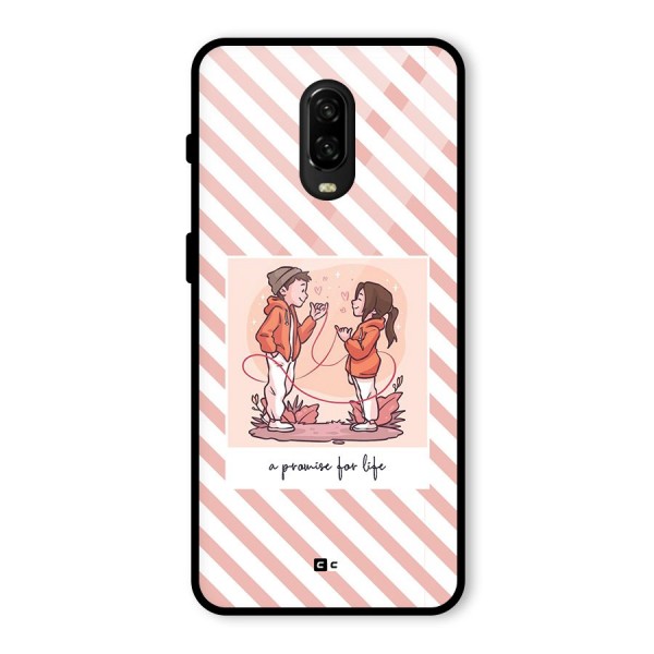 Promise For Life Glass Back Case for OnePlus 6T