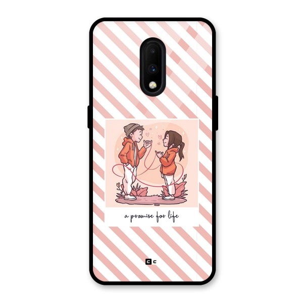 Promise For Life Glass Back Case for OnePlus 7