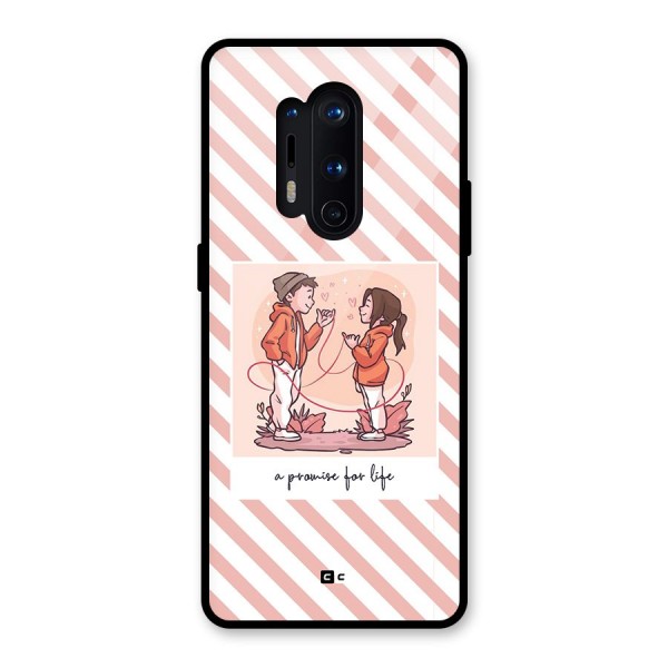 Promise For Life Glass Back Case for OnePlus 8 Pro