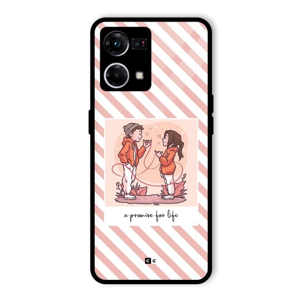 Promise For Life Glass Back Case for Oppo F21 Pro 4G