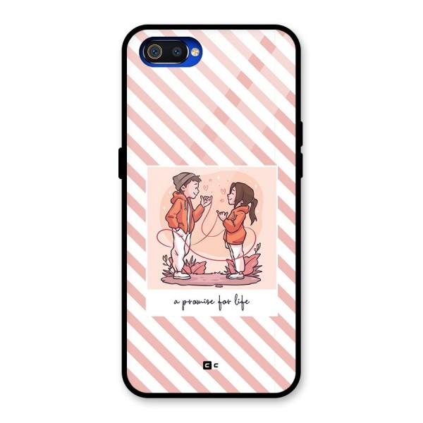 Promise For Life Glass Back Case for Realme C2