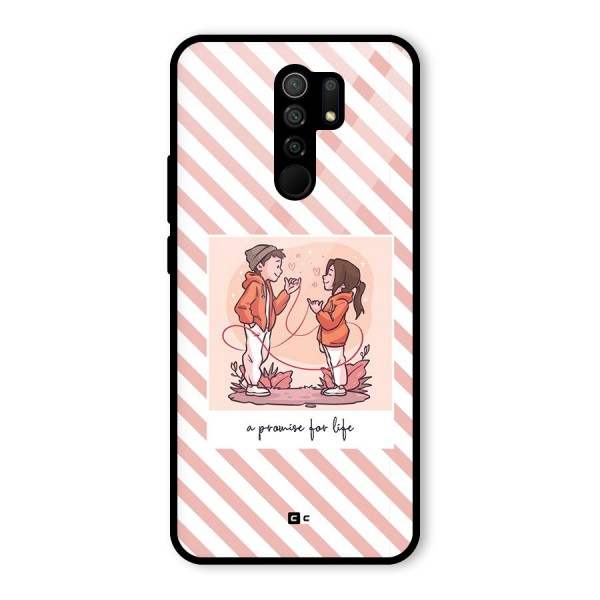 Promise For Life Glass Back Case for Redmi 9 Prime