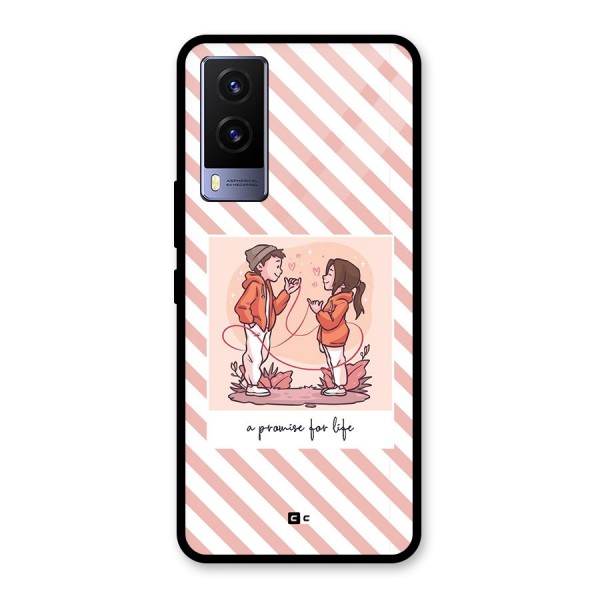 Promise For Life Glass Back Case for Vivo V21e 5G
