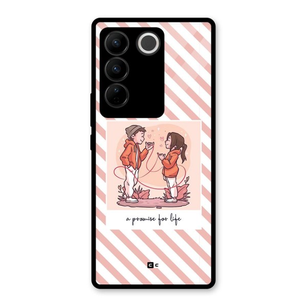 Promise For Life Glass Back Case for Vivo V27