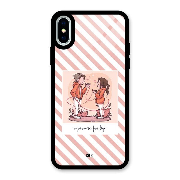 Promise For Life Glass Back Case for iPhone X