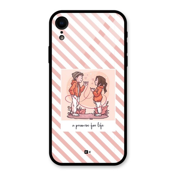 Promise For Life Glass Back Case for iPhone XR