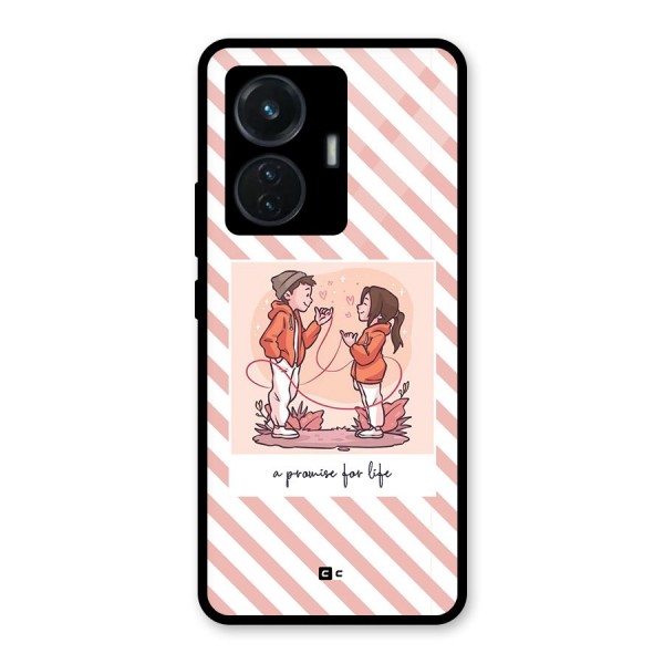 Promise For Life Glass Back Case for iQOO Z6 44W