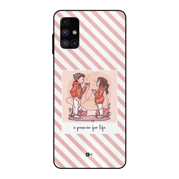 Promise For Life Metal Back Case for Galaxy M51