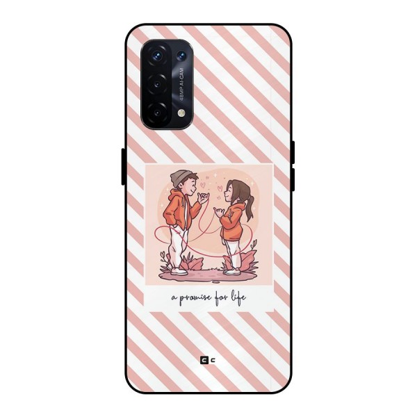 Promise For Life Metal Back Case for Oppo A74 5G