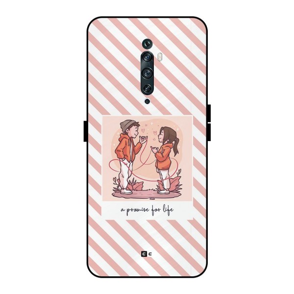Promise For Life Metal Back Case for Oppo Reno2 F