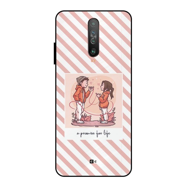 Promise For Life Metal Back Case for Poco X2