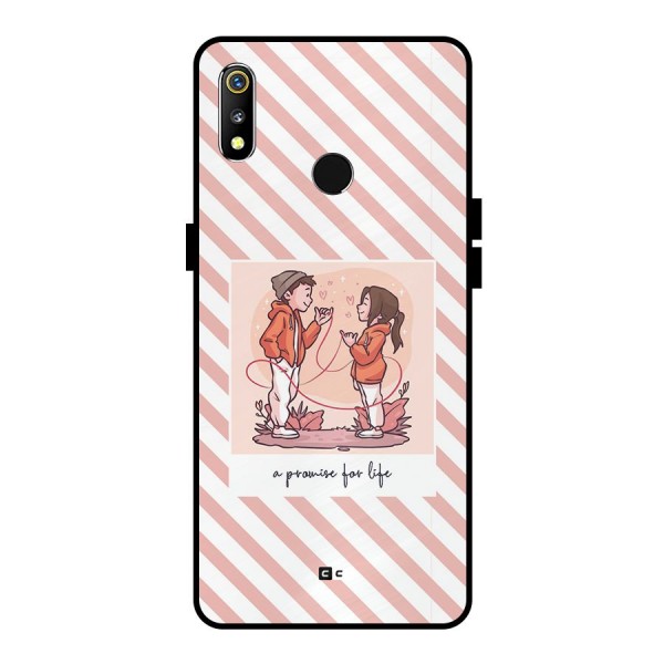 Promise For Life Metal Back Case for Realme 3