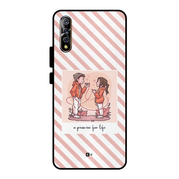 Promise For Life Metal Back Case for Vivo S1