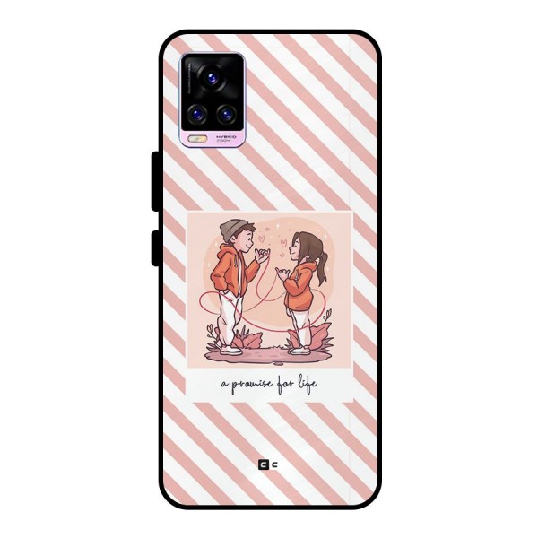 Promise For Life Metal Back Case for Vivo V20 Pro