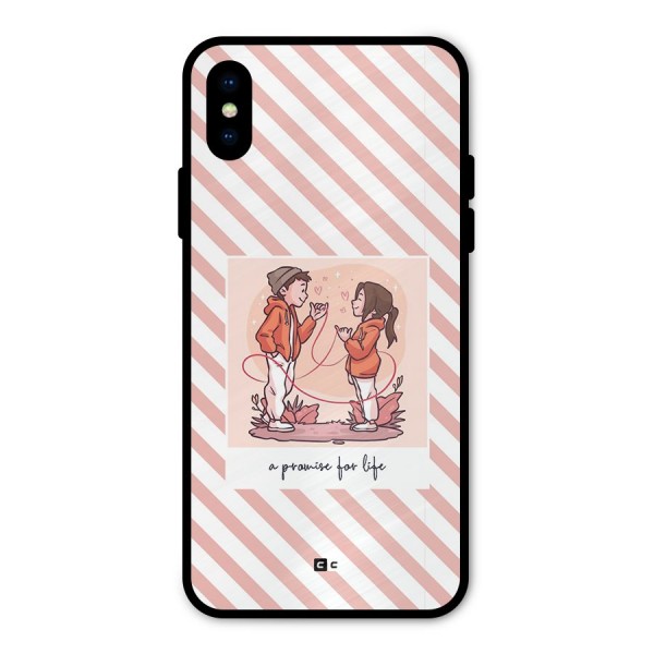 Promise For Life Metal Back Case for iPhone X