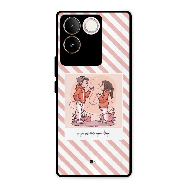Promise For Life Metal Back Case for iQOO Z7 Pro