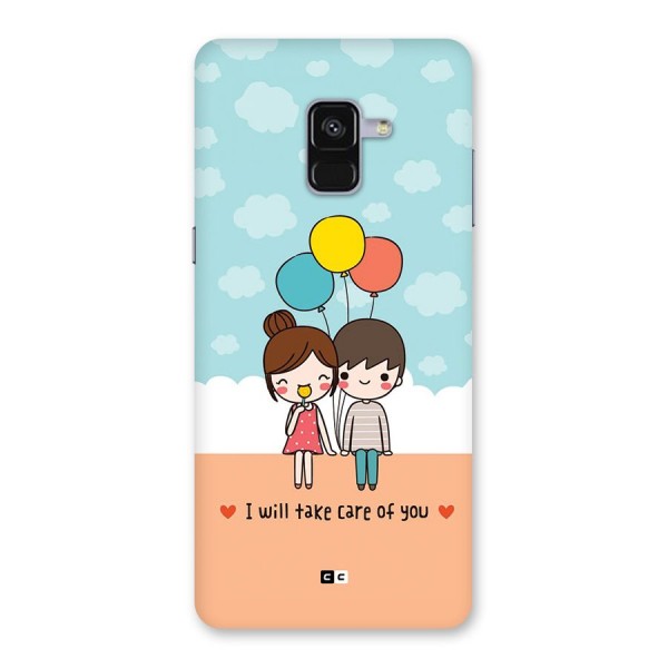 Promise To Care Back Case for Galaxy A8 Plus
