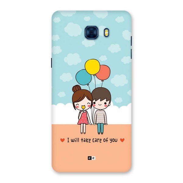 Promise To Care Back Case for Galaxy C7 Pro