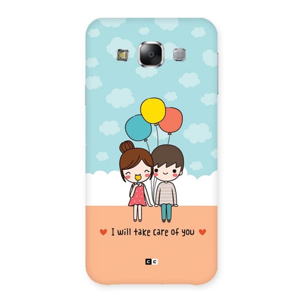 Promise To Care Back Case for Galaxy E5