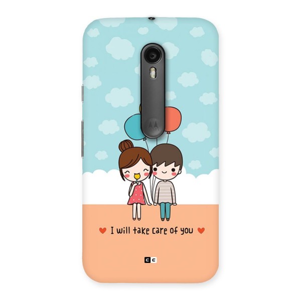Promise To Care Back Case for Moto G3