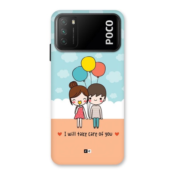 Promise To Care Back Case for Poco M3