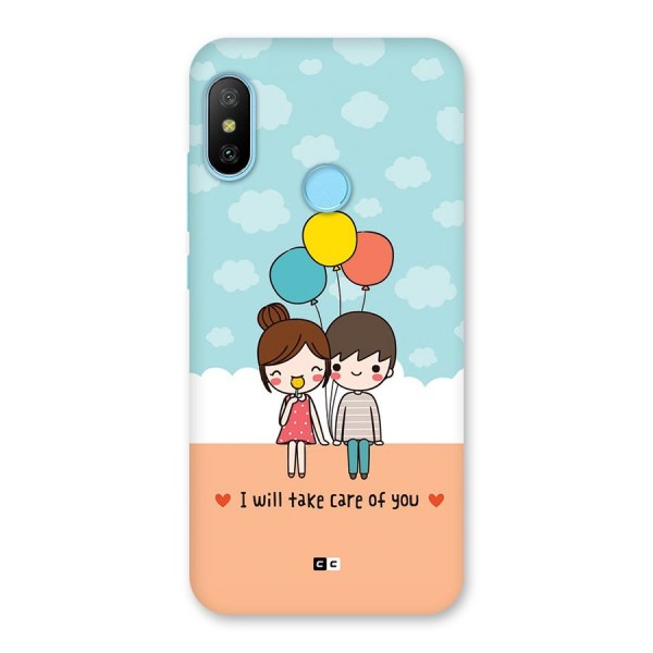 Promise To Care Back Case for Redmi 6 Pro