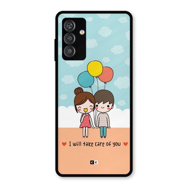Promise To Care Metal Back Case for Galaxy M14 5G