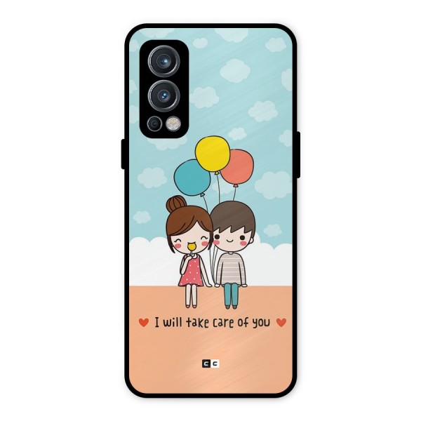 Promise To Care Metal Back Case for OnePlus Nord 2 5G