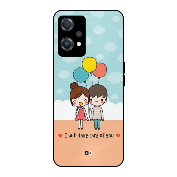 Promise To Care Metal Back Case for OnePlus Nord CE 2 Lite 5G