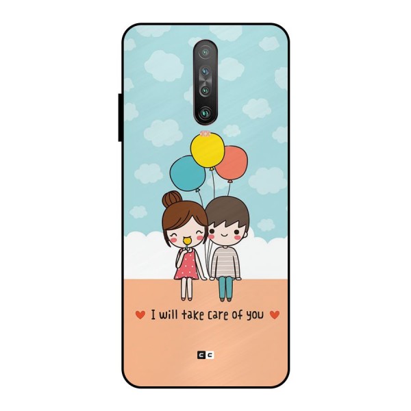 Promise To Care Metal Back Case for Poco X2