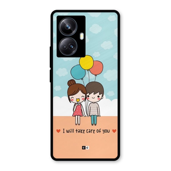 Promise To Care Metal Back Case for Realme 10 Pro Plus