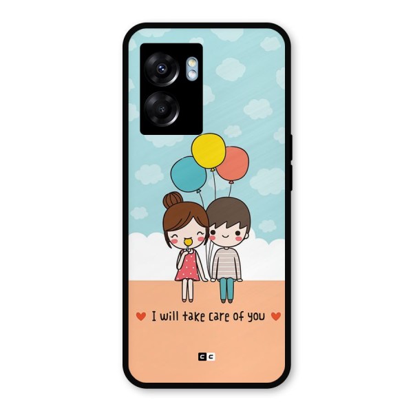 Promise To Care Metal Back Case for Realme Narzo 50 5G