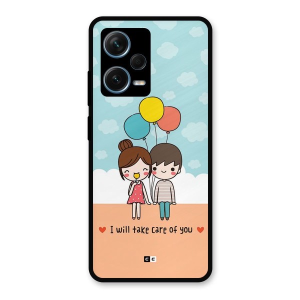 Promise To Care Metal Back Case for Redmi Note 12 Pro Plus 5G