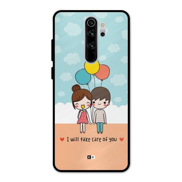 Promise To Care Metal Back Case for Redmi Note 8 Pro