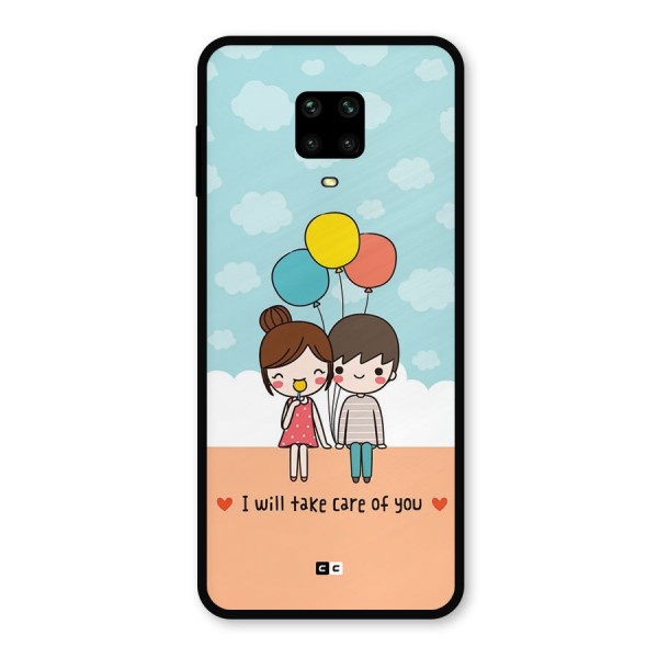 Promise To Care Metal Back Case for Redmi Note 9 Pro Max