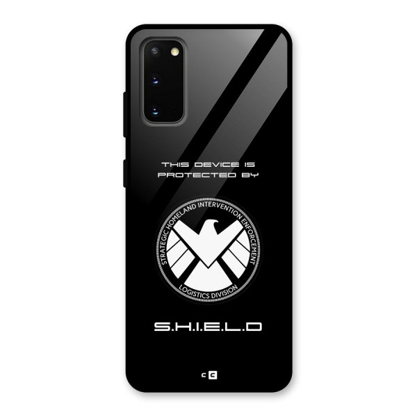 Protected Device Glass Back Case for Galaxy S20