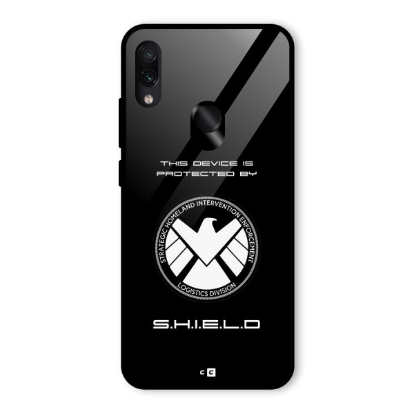 Protected Device Glass Back Case for Redmi Note 7S
