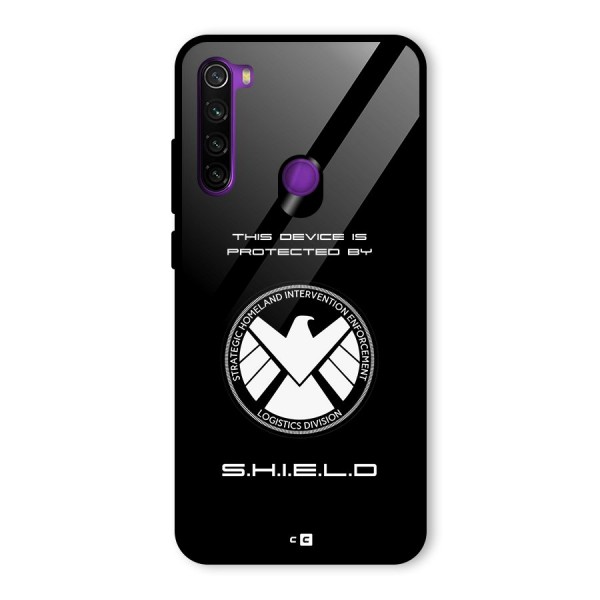 Protected Device Glass Back Case for Redmi Note 8