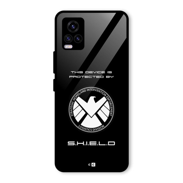 Protected Device Glass Back Case for Vivo V20 2021