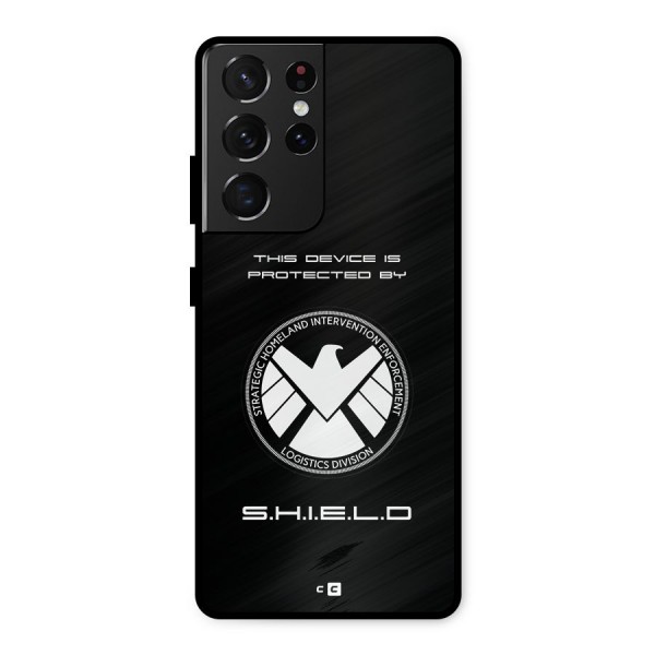 Protected Device Metal Back Case for Galaxy S21 Ultra 5G