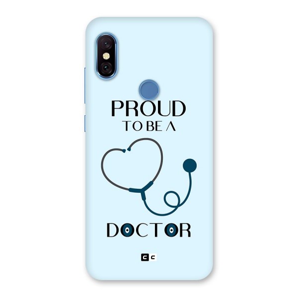 Proud 2B Doctor Back Case for Redmi Note 6 Pro