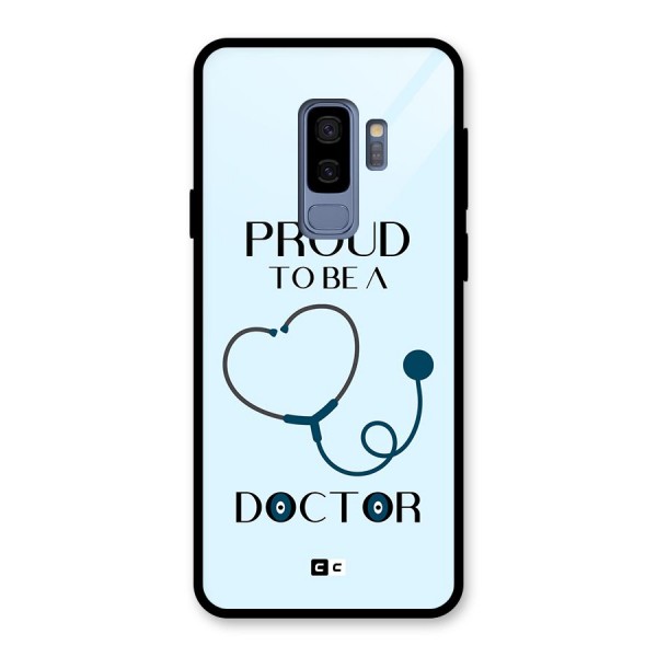 Proud 2B Doctor Glass Back Case for Galaxy S9 Plus