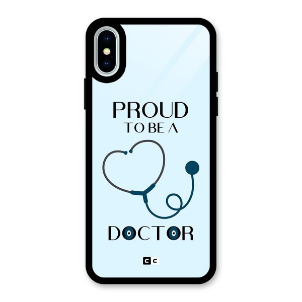 Proud 2B Doctor Glass Back Case for iPhone X
