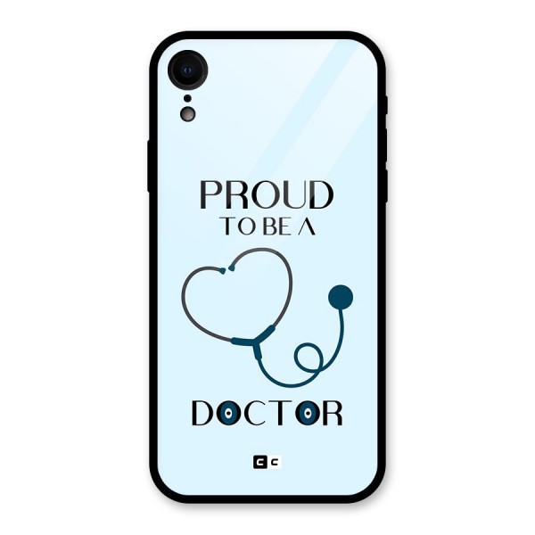 Proud 2B Doctor Glass Back Case for iPhone XR