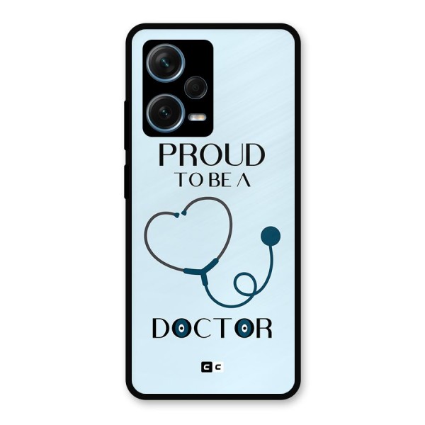 Proud 2B Doctor Metal Back Case for Redmi Note 12 Pro Plus 5G