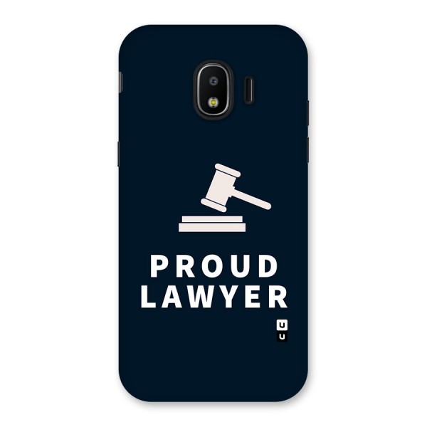 Proud Lawyer Back Case for Galaxy J2 Pro 2018