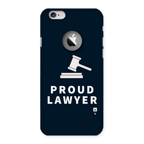 Proud Lawyer Back Case for iPhone 6 Logo Cut