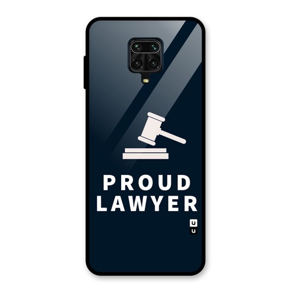 Proud Lawyer Glass Back Case for Redmi Note 10 Lite