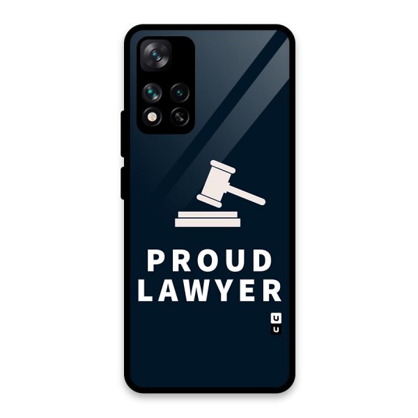 Proud Lawyer Glass Back Case for Xiaomi 11i 5G