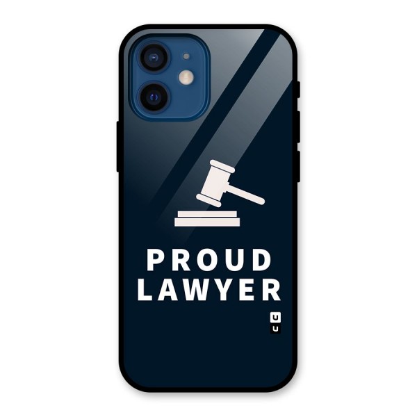 Proud Lawyer Glass Back Case for iPhone 12 Mini